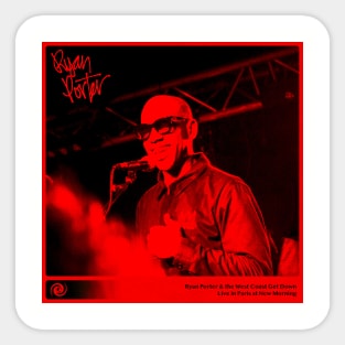 Ryan Porter Live album At NEW MORNING PARIS Merchandise Sticker